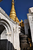 Shwe Yaunghwe Kyaung. Buddhist monastery, near Inle Lake. Myanmar. 